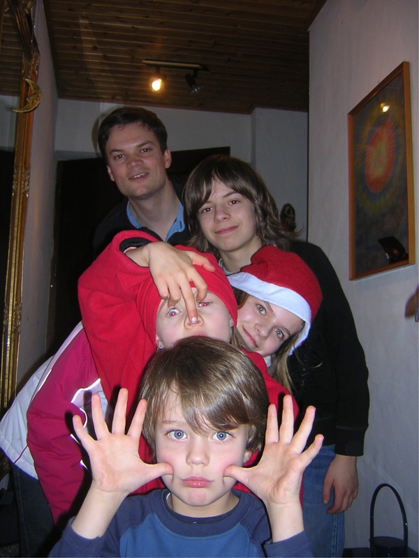 Familienfoto, Advent 2008