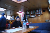 Christoph Kaupat an Bord der Santa Maria Australis