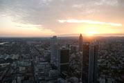 Frankfurt, Sonnenuntergang