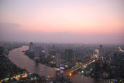 Bangkok, Sonnenuntergang