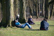 Menschen in Park