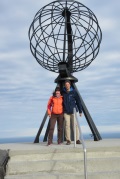 Ruth und Christoph am Nordkap